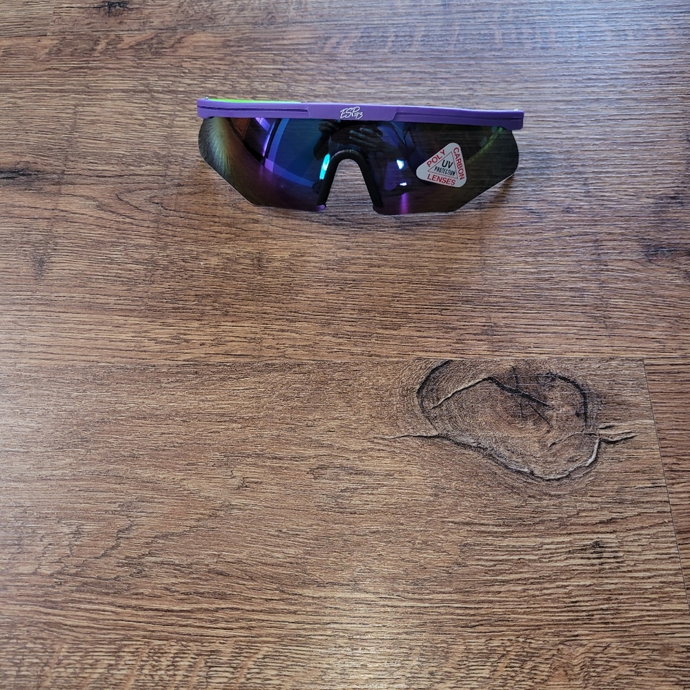 Vintage sport wrap unisex sunglasses polycarbon rainbow lens